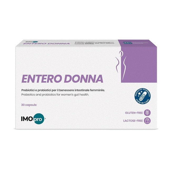 Imopro Entero Donna 30 Capsule per il benessere intestinale femminile quotidiano Imopro Entero Donna 30 Capsule per il benessere intestinale femminile quotidiano