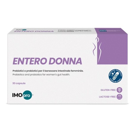 Imopro Entero Donna 30 Capsule per il benessere intestinale femminile quotidiano Imopro Entero Donna 30 Capsule per il benessere intestinale femminile quotidiano