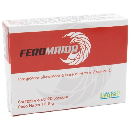 Laboratori Legren Feromaior 20 Capsule integratore di ferro senza glutine per il benessere