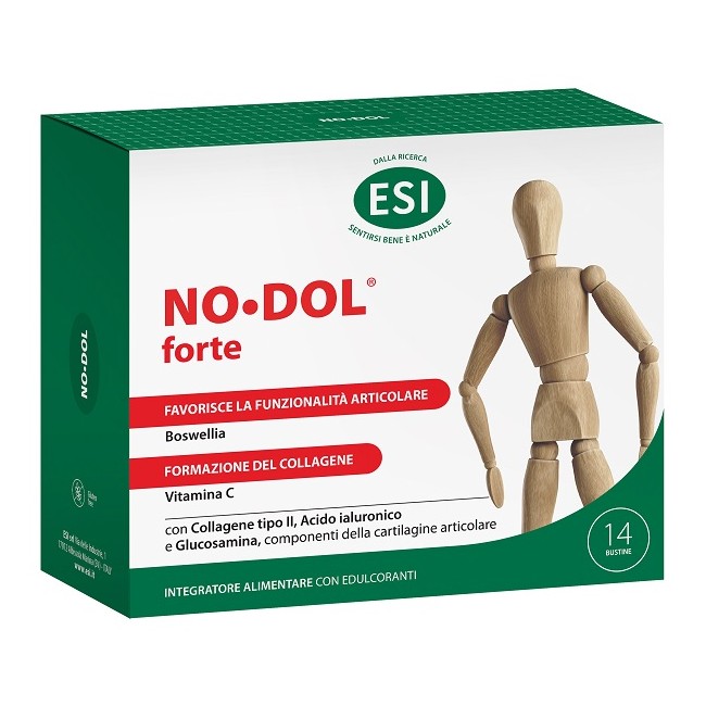 Esi No Dol Forte 14 bustine integratore senza zuccheri per il benessere articolare e muscolare