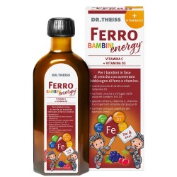 Integratore di ferro per bambini gusto uva e ciliegia Naturwaren Dr Theiss 250ml