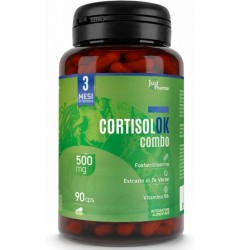 Just Pharma Cortisolok Combo 90 Capsule per il controllo del cortisolo senza glutine lattosio