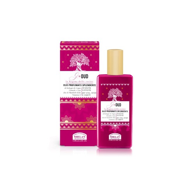 Helan G Oud Olio Profumato Splendente per corpo luminoso e setoso