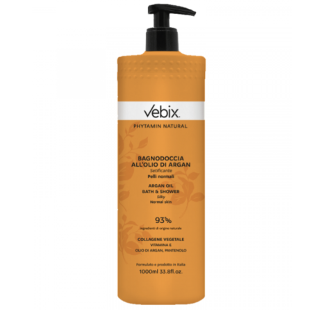 Vebix Phytamin Natural Bagnodoccia Olio Di Argan 1000 Ml Con Dosatore