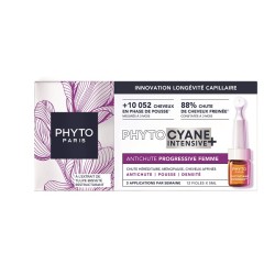 Phytocyane Intensive+ trattamento anticaduta progressiva in 12 fiale per capelli pi&ugrave; forti