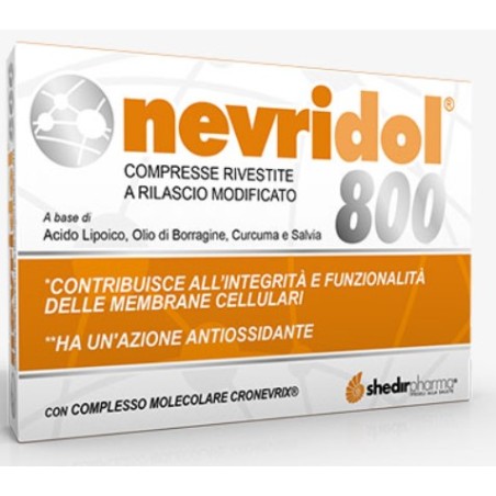 S-lab Medical Nevrilab 800 30 Compresse Gastroresistenti 1,23 G Senza Glutine Senza Lattosio