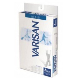 Gambaletto Varisan Lui&Lei 10-15 mmHg cotone grigio taglia 4 compressione graduata