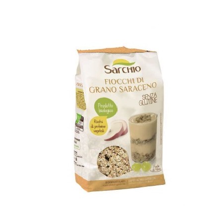 Fiocchi di grano saraceno Sarchio biologici per colazioni sane e nutrienti Fiocchi di grano saraceno Sarchio biologici per colazioni sane e nutrienti