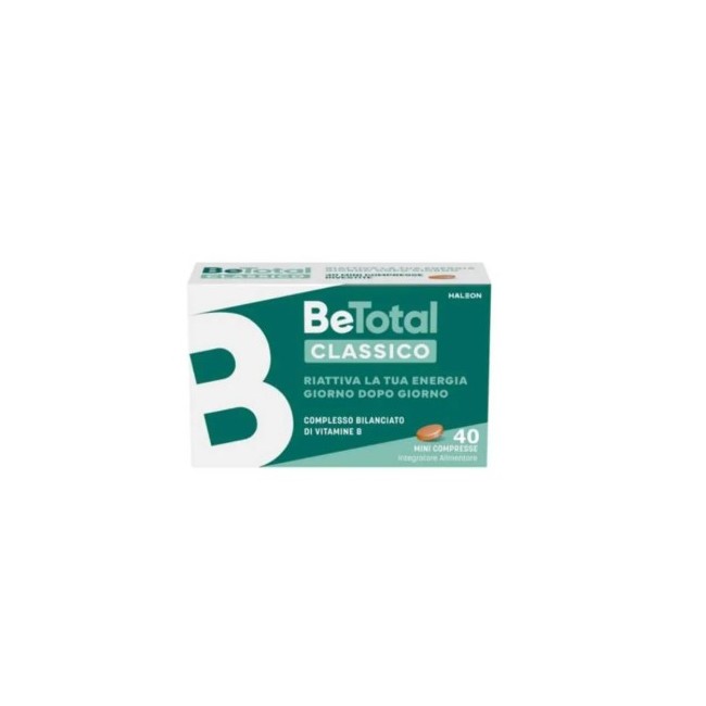 Betotal 40 Compresse integratore vitamine gruppo B energia e benessere quotidiano Betotal 40 Compresse integratore vitamine gruppo B energia e benessere quotidiano