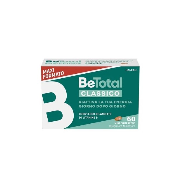 Betotal 60 Compresse Promo integratore vitamine gruppo B energia e benessere quotidiano Betotal 60 Compresse Promo integratore vitamine gruppo B energia e benessere quotidiano