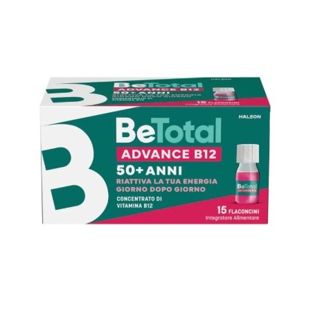 Betotal Advance B12 integratore vitamine gruppo B in flaconcini per energia e benessere Betotal Advance B12 integratore vitamine gruppo B in flaconcini per energia e benessere