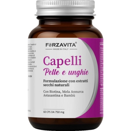 08 Natural Technology Capelli Pelle Unghie Formula Nutrizionale Mirata 60 Capsule