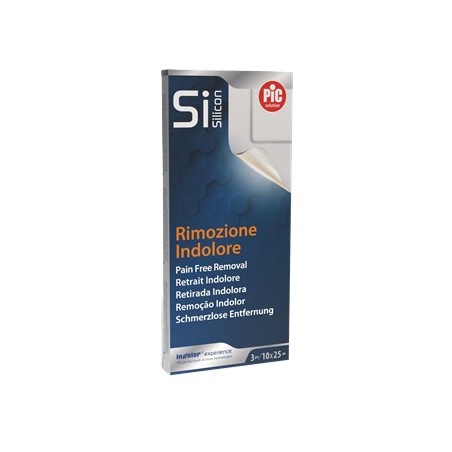 Cerotto Pic Solution Sisilicon 10x25 Cm Rimozione Indolore 3 Pezzi
