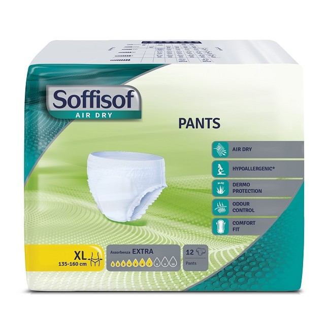 Silc Pannolone Soffisof Air Dry Pants Extra Extra Large 12 Pezzi