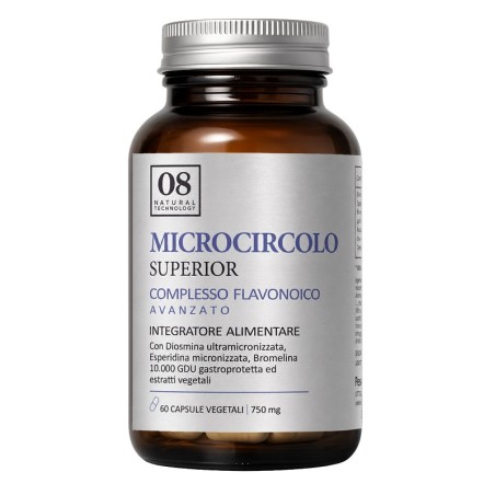 08 Natural Technology Microcircolo Superior 60 Capsule Senza Glutine Naturalmente Privo Di Lattosio