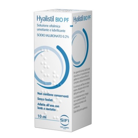 Sifi Soluzione Oftalmica Hyalistil Bio 0,2% Pf 10 Ml