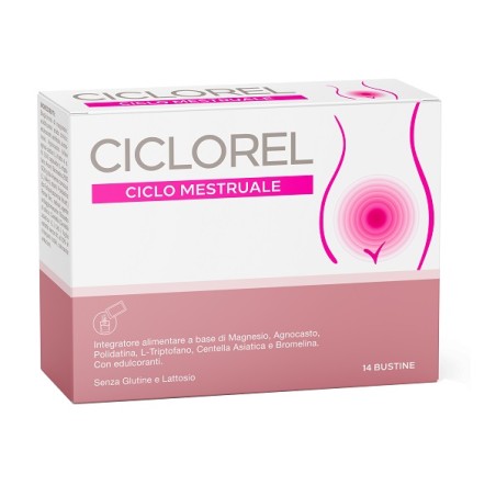 Ciclorel Ganassini integratore ciclo mestruale 14 bustine senza glutine e lattosio