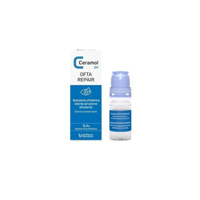 Ceramol Ofta Repair soluzione oftalmica idratante senza conservanti per occhi secchi e irritati