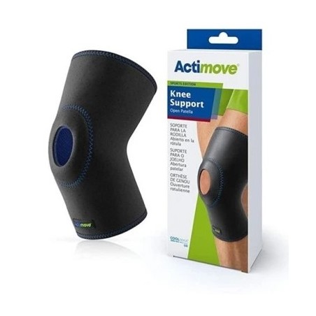 Ginocchiera Actimove con foro rotuleo taglia XS per supporto sportivo professionale Ginocchiera Actimove con foro rotuleo taglia XS per supporto sportivo professionale