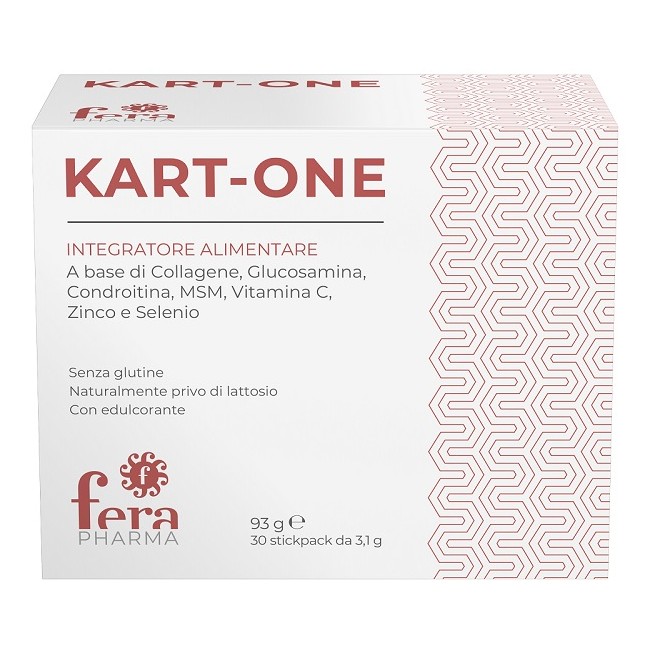 Fera Pharma Kart One 30 Stickpack Con Edulcorante Senza Glutine E Lattosio