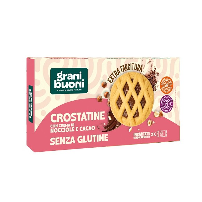 Grani Buoni Granibuoni Crostatine Con Crema Di Nocciola E Cacao 2 Pezzi 50 G