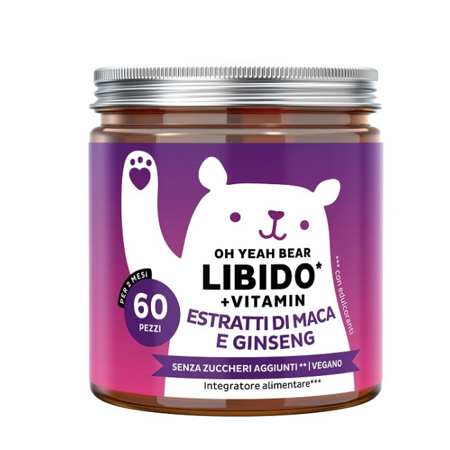 Bears With Benefits Oh Yeah Bear integratore libido in caramelle gommose vitaminiche