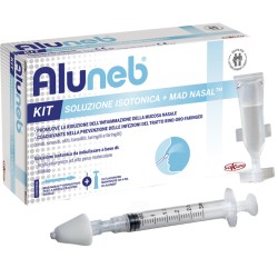 Sakura Aluneb Kit Soluzione Isotonica per igiene nasale con atomizzatore professionale