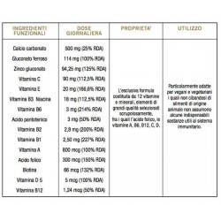 Optima Naturals Colours Of Life Vegan 12 Vitamine + 3 Minerali 60 Compresse