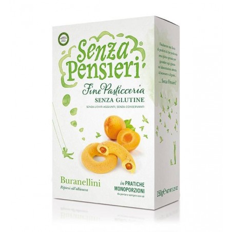 Dolci Palmisano Senza Pensieri Buranellini Albicocca 150 G Porzioni Monodose