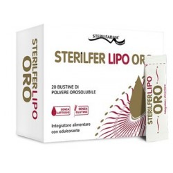confezione da 20 bustine orosulubili di Sterilfer Lipo di Sterilfarma
