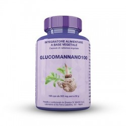 Barattolo da 100 capsule Glucomannano100