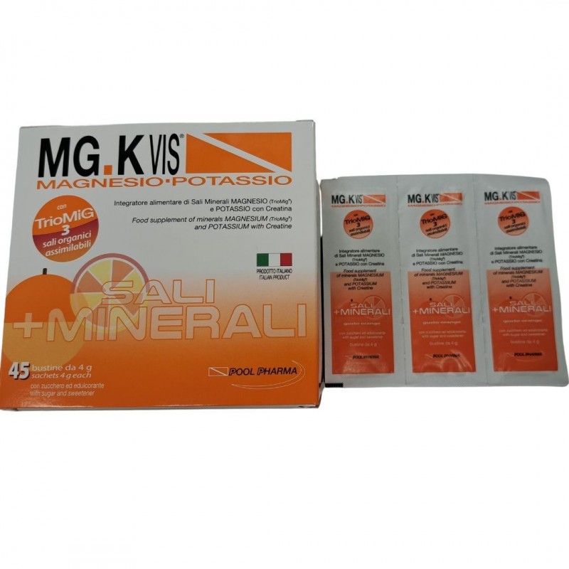 Pool Pharma Mgk Vis Magnesio Potassio Orange 45 Bustine