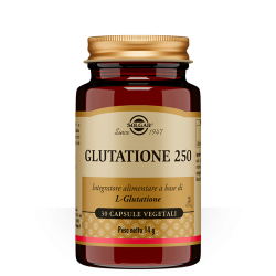 Confezione da 30 capsule Vegetali di Integratore Antiossidante da Solgar Glutatione