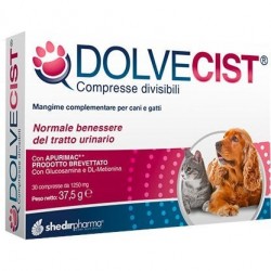 Dolvecist Integratore per il benessere urinario di cani e gatti 30 compresse