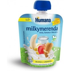 Bustina da 100 g Milkymerenda Mela-banana e Biscotto
