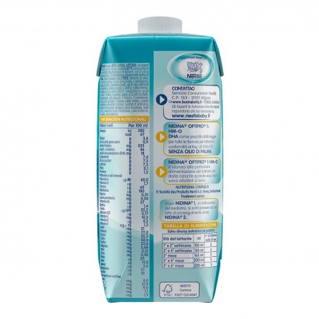 NIDINA 1 LIQUIDO 500ML 1PZ