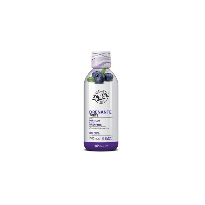 Marco Viti Farmaceutici Drenante Forte Mirtillo 500 Ml