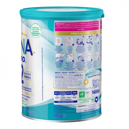 NIDINA 2 OPTIPRO POLVERE 800G