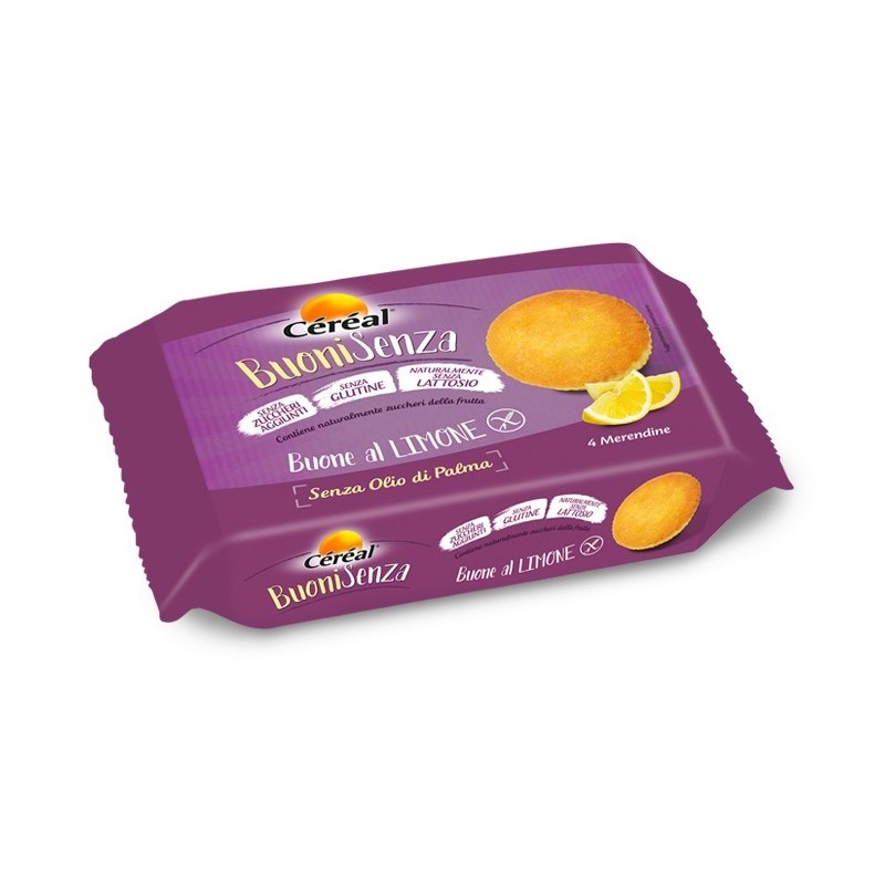 Nutrition & Sante' Italia Cereal Buoni Senza Buone Al Limone 140 G