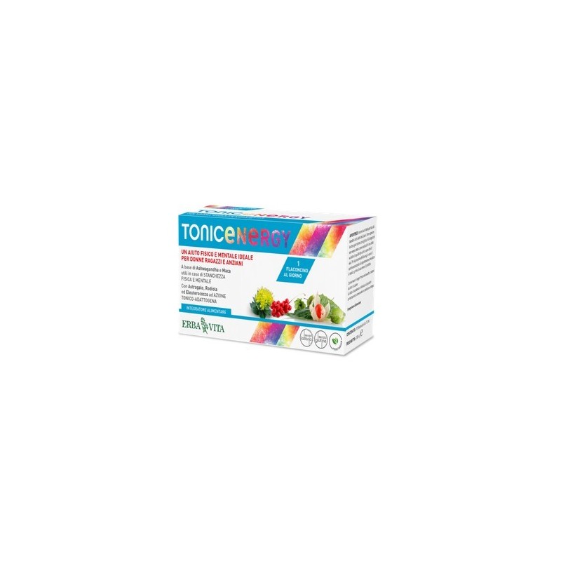 Erba Vita Group Tonic Energy 10 Flaconcini Da 12 Ml