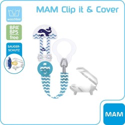 1 pezzo di Portasucchietto Neutro da Mam Clip It & Cover
