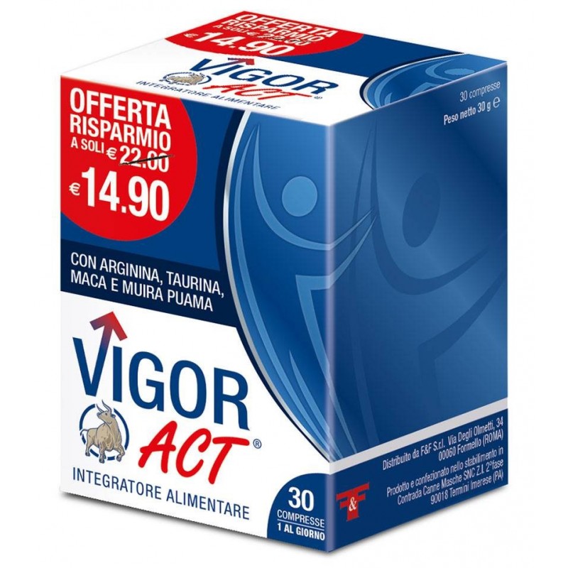 confezione 30 compresse vigor act