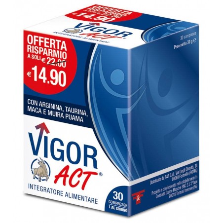 confezione 30 compresse vigor act confezione 30 compresse vigor act