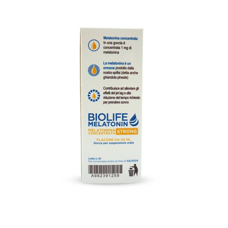 Nutraceutica Biolife Biolife Melatonin Strong 50 Ml