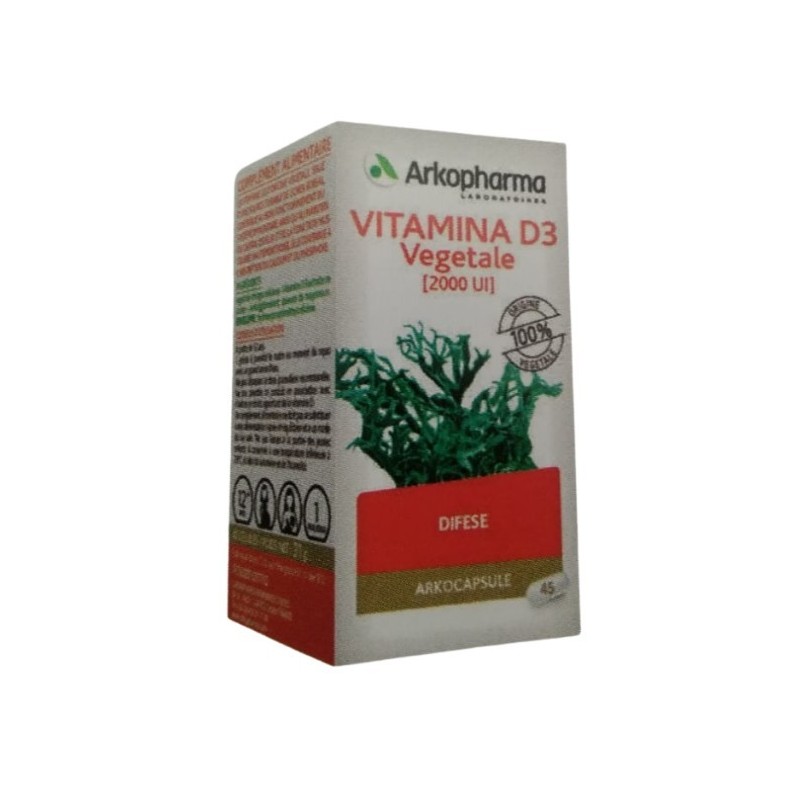 Arkofarm Arko Capsule Vitamina D3 Vegetale 45 Capsule