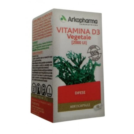 Arkofarm Arko Capsule Vitamina D3 Vegetale 45 Capsule