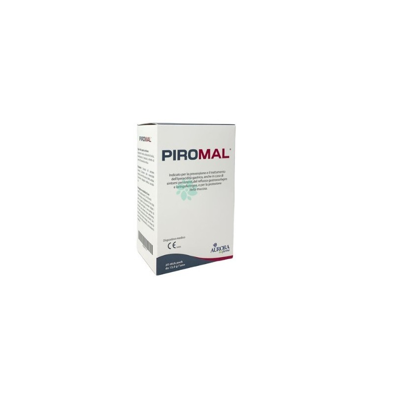 Confezione da 20 Stick di Trattamento per l'acidità di Stomaco da Piromal Gel