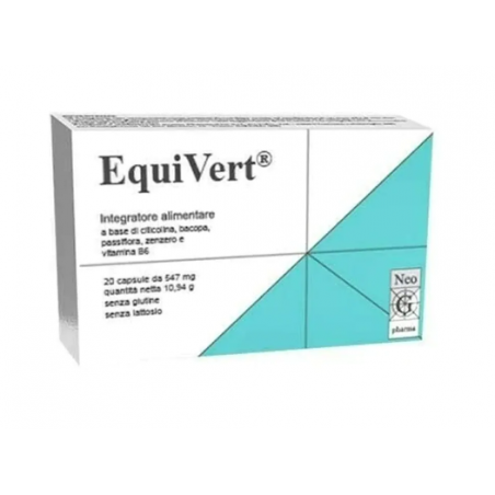 Neo G Pharma Equivert 20 Compresse - Integratore per il benessere mentale e l'equilibrio psicofisico