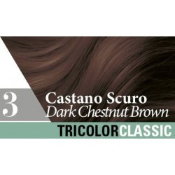 Specchiasol Tricolor Classic 3 Castano Scuro 2 Tubi 50 Ml + 2 Shaker 50 Ml + 4 Bustine 8 Ml