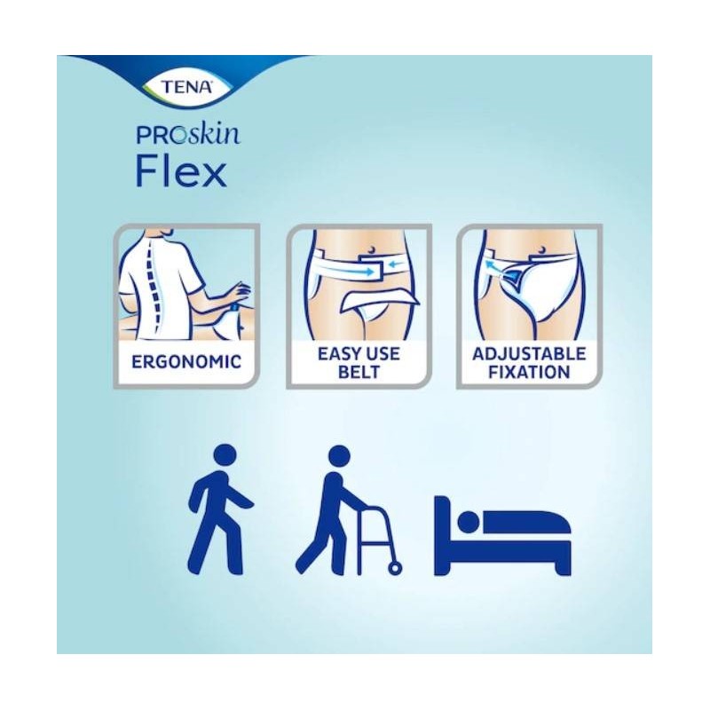 Essity Italy Pannolone Per Incontinenza Tena Flex Super Large 30 Pezzi